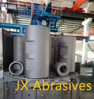 Swing Table Shot Blasting Machine for Iron, Steel, Forging Parts